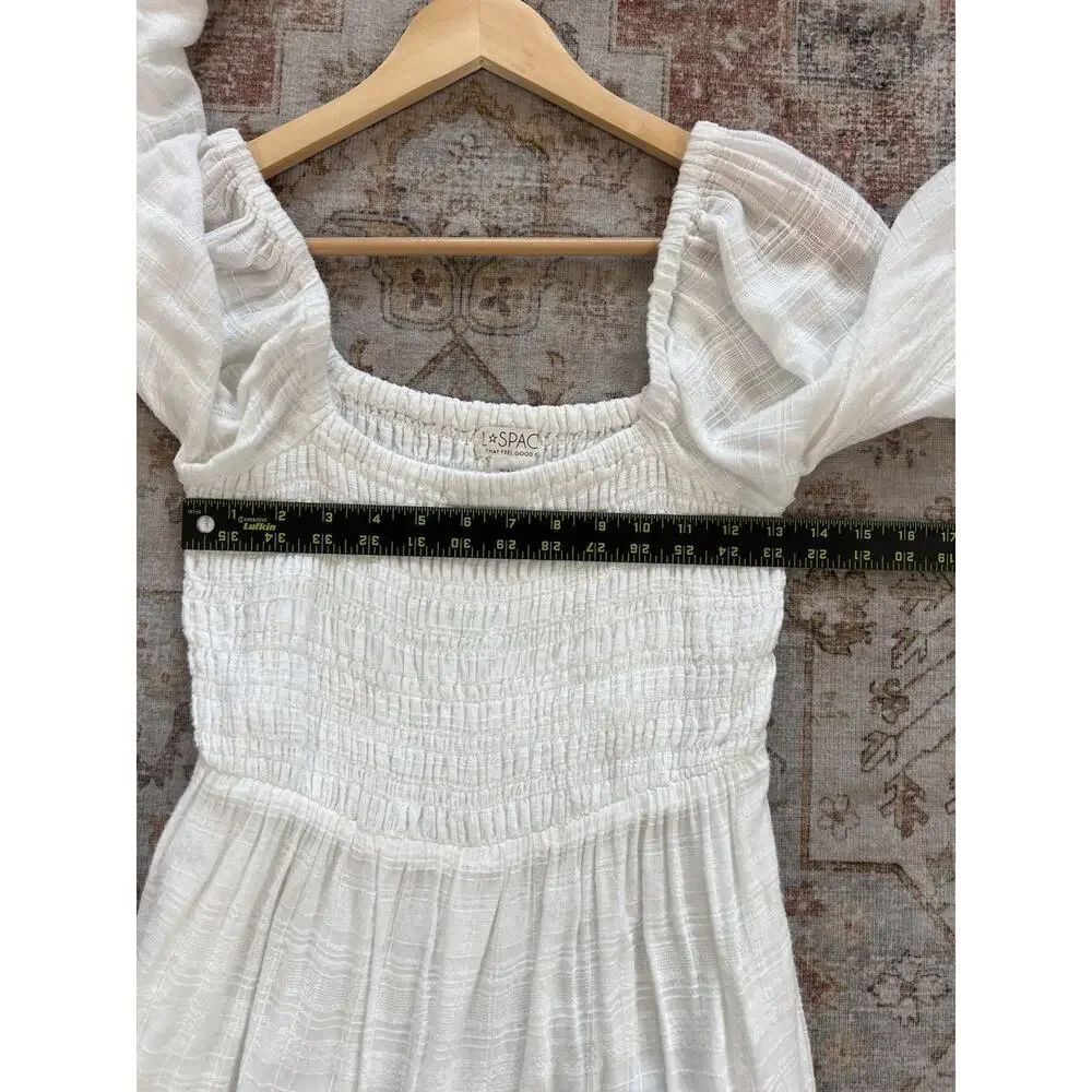 L Space Puff Sleeved Cover-Up Mini Dress Womens Size M - Picture 5 of 9